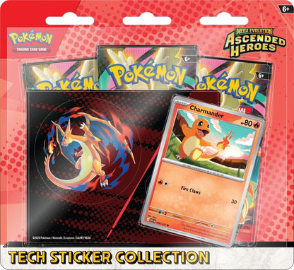 Pokémon [EN] Mega Evolution: Ascended Heroes Tech Sticker Collection (3 Packs)