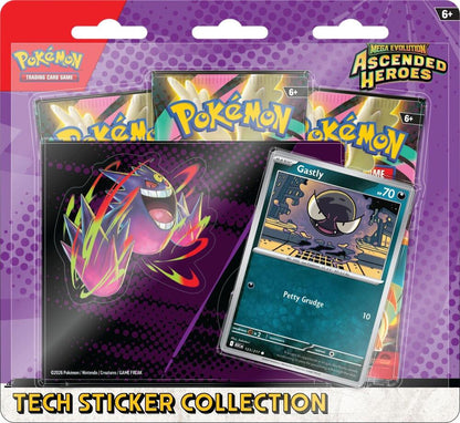 Pokémon [EN] Mega Evolution: Ascended Heroes Tech Sticker Collection (3 Packs)