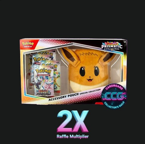Pokémon TCG [EN] Prismatic Evolutions Accessory Pouch Special Collection (5 Packs)