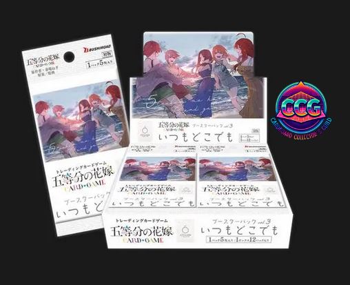The Quintessential Quintuplets Card Game [JP] Vol 3 Always, Anywhere Booster Box (12 Packs)