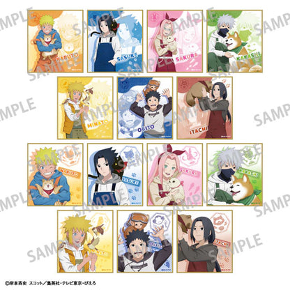 [KAMIO JAPAN] Naruto Shippuden Childhood x Animal Mini Shikishi Collection (1 Pack)