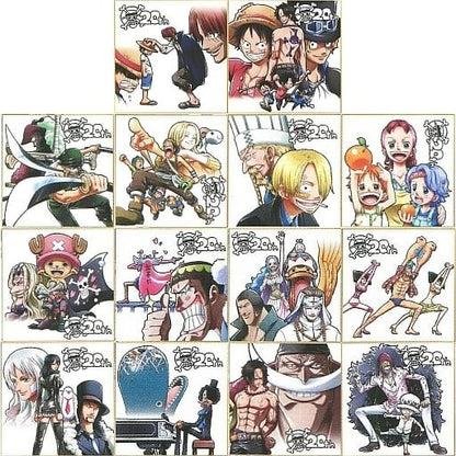[BANDAI NAMCO] One Piece 20th Anniversary Shikishi K Prize Visual Shikishi (1 Pack)