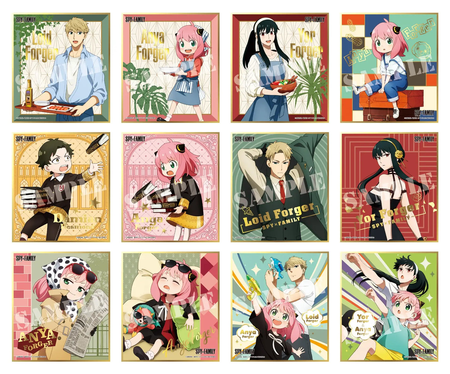 [ENSKY] SPY x FAMILY Visual Shikishi Collection (1 Pack)