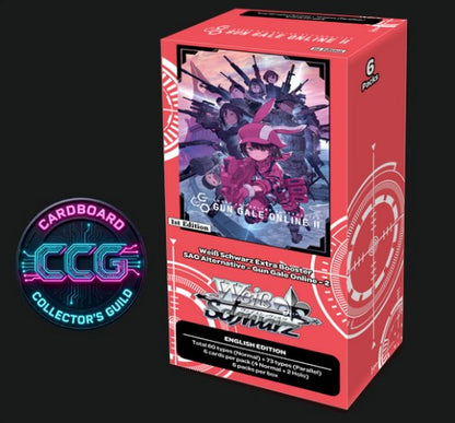 Weiss Schwarz [EN] SAO Alternative – Gun Gale Online – 2 Extra Booster (6 Packs)